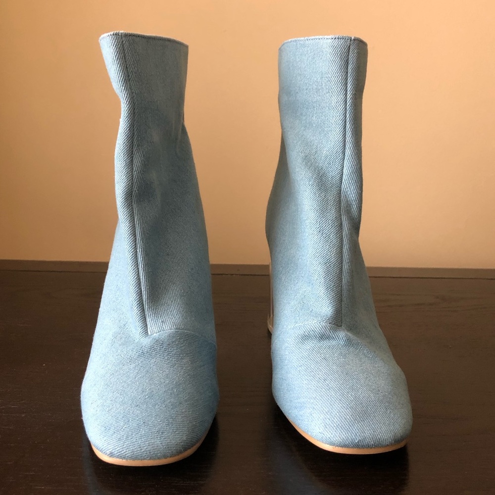 Forever 21 Denim Ankle Boots
